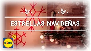 Estrellas navideñas ❄️🎄  Manualidades Navideñas  Lidl España [upl. by Balas]