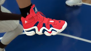 NBA 2K21 Shoe Creator  Adidas Crazy 8 quotWizardsquot [upl. by Etnomed833]