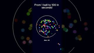 From 1 ball to 100 in seconds [upl. by Townie614]