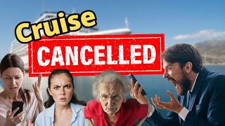 CRUISE LINE CAUSES CHAOS AFTER CANCELING THEIR CRUISE [upl. by Odrautse874]