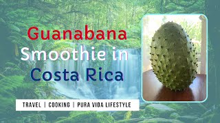 Making a Guanabana Smoothie in Costa Rica [upl. by Danna]