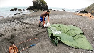 Three Days Building a Saltwater Hot Tub on the Beach [upl. by Aniham]