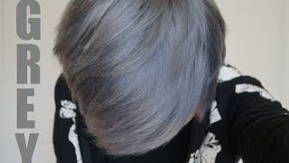 How to Dye Your Hair SilverGrey THE SAFE WAY [upl. by Felder]