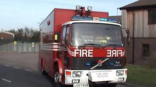 Bedfordshire Fire amp Rescue Service Stopsley ERULreg Volvo FL6 Turnout February 2012 [upl. by Ecinna940]