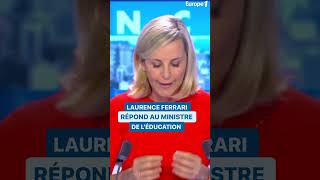 Europe 1 dextrême droite  La réponse de Laurence Ferrari à Pap Ndiaye  Partie 1 shorts cnews [upl. by Hildy897]