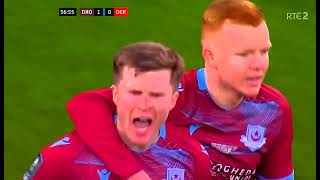 CONTROVERSIAL PENALTYNO PENALTY DECISION  DROGHEDA UNITED V DERRY CITY  2024 FAI CUP FINAL [upl. by Rostand35]