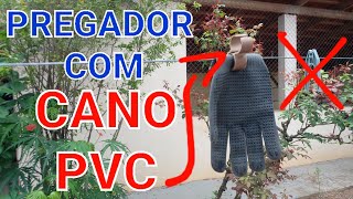 COMO fazer PREGADOR com cano PVC [upl. by Olnek]