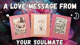 A LOVE Message From Your SOULMATE Tarot Reading [upl. by Ainosal]