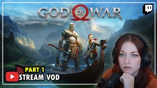 God of War playthrough first time  PC port PART 1  Kruzadar LIVE Stream [upl. by Manup]