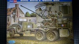 HobbyBoss GMC Bofors 40mm Gun 135 [upl. by Nnaul]