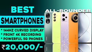 Top 5 Best amp AllRounder 5G Smartphones Under 20000 in 2023 Curved display Best 5g Phone Under 20k [upl. by Ardnazxela]