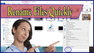 Quickly Rename Multiple Files in Windows Without Software [upl. by Elissa]