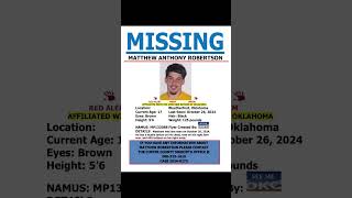 17 YEAR OLD MATTHEW ROBERTSON IS MISSING FROM WEATHERFORD OKLAHOMA HELP BRING HIM HOME SAFE [upl. by Retrak710]