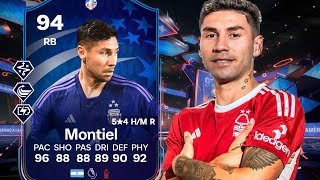 ¿MEJOR QUE CLAUSS PTG 94 Gonzalo MONTIEL Make Your Mark Copa America SBC PLAYER REVIEW EA FC 24 [upl. by Leirbag]