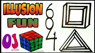 8 Magical And Optical ILLusions For Kids [upl. by Neitsabes156]