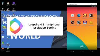 Leapdroid Smartphone Resolution Setting [upl. by Rojas468]