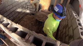 Day in a life of a mason laborer PART 1 [upl. by Fullerton]