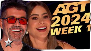 Americas Got Talent 2024 ALL AUDITIONS  Week 1 [upl. by Deeann]