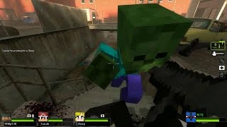 SE ME COMEN  Willyrex Y sTaXx  MINECRAFT MOD  LEFT 4 DEAD 2 Parte 2 [upl. by Valeria]