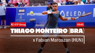 THIAGO MONTEIRO x Fabian Maroszan R2 ATP Umag  Live comentários [upl. by Jemina]