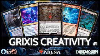 🔵⚫🔴 Grixis Creativity part 1  MTG Arena  Explorer  BO3  Duskmourn [upl. by Sardella]