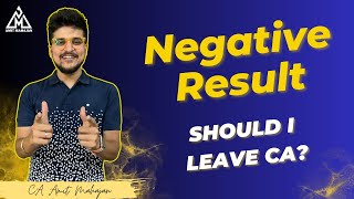 Negative Result  Should I leave CA  Lets discuss [upl. by Natloz]