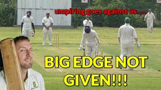 UMPIRING CONTROVERSY  Outfield like a JUNGLE INSWINGING Sohaib gets 5for WALTON VILLAGE CRICKET [upl. by Zzaj]