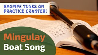 Mingulay Boat Song  Bagpipe Tunes on Practice Chanter ⭐⭐⭐⭐⭐ [upl. by Dwan467]