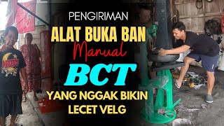 Alat Ganti Ban Tanpa Listrik telah hadir di JATENG  BCT Tire Changer Manual [upl. by Anilet]