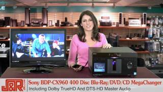 Review  Sony BDPCX960 400 BLURAYDVDCD MegaChanger [upl. by Naneek]