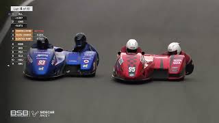 Molson Group British Sidecar Championship 2022 Round 6 Cadwell Park  Race 1 [upl. by Amelie]