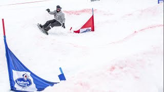 Terje Haakonsen Camera View on the Montafonbanked Slalom [upl. by Karlens]