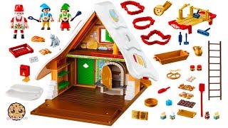 Santas Christmas Cookie Work Shop Playmobil Christmas Holiday Video [upl. by Dralliw]