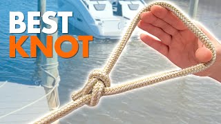 The ONE KNOT Every Boater MUST KNOW  Learn To Tie It Easy Then Fast [upl. by Sieracki]