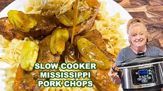 Slow Cooker MISSISSIPPI PORK CHOPS [upl. by Summons87]