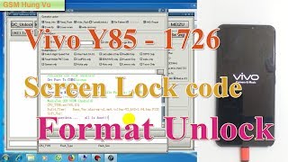 Vivo Y85 Screen lock CodePassword Formart Bypass ok by MRT [upl. by Esinev481]