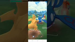 Hundo axorus vs dragonitepokemongoindonesia pokemongo gobattleleague [upl. by Aicilet]