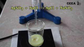 TITRATION OF CHLORIDE IONS WITH SILVER NITRATE [upl. by Thun490]