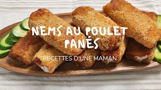 Nems panés au poulet  au Airfryer [upl. by Dolan]