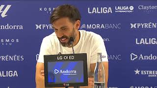 Rueda de prensa FC Andorra vs Real Oviedo [upl. by Garcia]