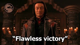 quotFlawless victoryquot  Shang Tsung CaryHiroyuki Tagawa  Mortal Kombat  1995 [upl. by Adda511]