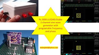 Low Cost DYI Dual Sine Wave generator [upl. by Issor]