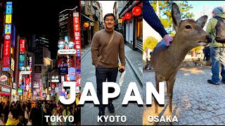 9 Days in Japan  Visiting Tokyo Kyoto Osaka in 2024 🇯🇵 [upl. by Iridis]