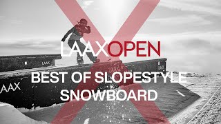 BEST OF SLOPESTYLE SNOWBOARD  LAAXOPEN 2023 [upl. by Auoz]