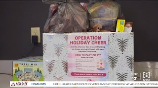 Montana Red Cross looking for support to gift overseas troops for the holidays [upl. by Jobi]