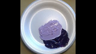 Making Your Own Color  Purple  Violet Lavender Color Mixing  Quick Painting Ideas [upl. by Gnas]