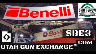 SHOT Show  2018 Benellis NEW SBE3 Camo amp More [upl. by Nesrac894]