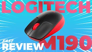 LOGITECH M190 MELHOR MOUSE SEM FIO FAST REVIEW PTBR [upl. by Namwob]