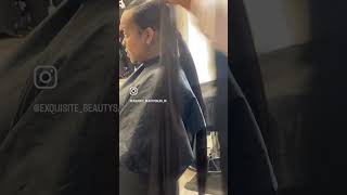 Sleek Ponytail Finish look [upl. by Latham]