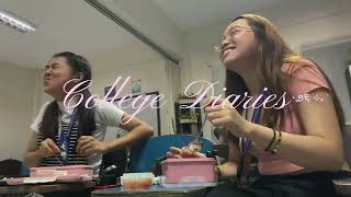 College Diaries  first college diary video 🩷🎀 [upl. by Robillard]